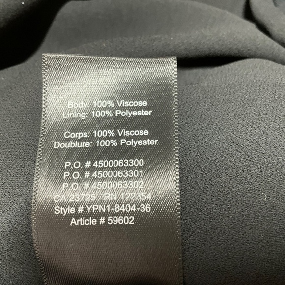 ARITZIA BABATON Maximillion Black Viscose Poly Crepe Belted Cropped Jumpsuit XXS - Picture 12 of 15